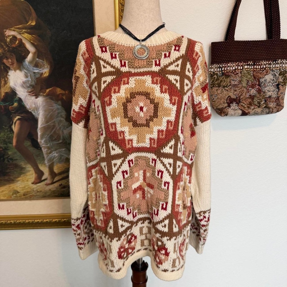 Vintage Cottagecore Whimsi Fall Sweater